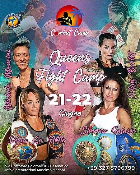 Evento Queens Fight Camp • Combat Camp Cesenatico